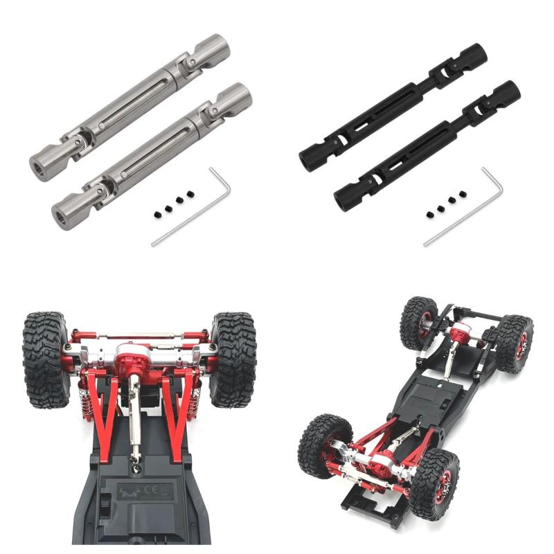 1 Satz 1/12 RC Auto Aufrüstteile Zubehör Für Mn78 Mn82 Lc79 Metall Antriebswelle CVD Antriebswelle Mit 3Mm Auf 4Mm Wellenhülse