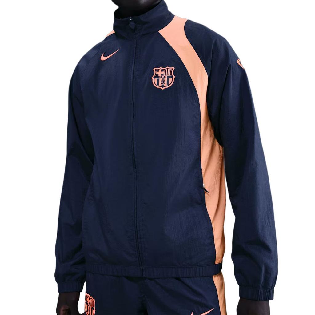 Nike Fc Barcelona Men's Nike Soccer Total 90 Soccer Track Jacket HQ9735-410