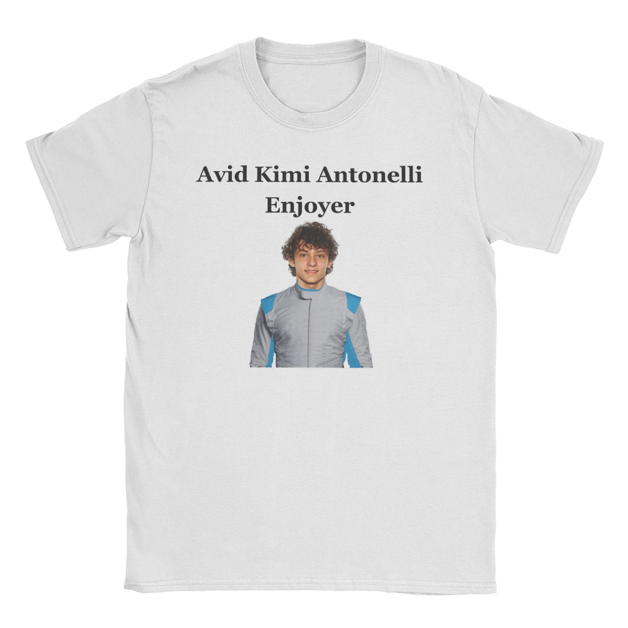 

Speed is My Language Kimi Antonelli T-Shirt for Unisex Women 100% Cotton T Shirt Short Sleeve Tee Shirt Adult Clothes 4XL