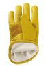 Captain Stag (CAPTAIN STAG) Outdoor Camping BBQ Gloves, Leather Gloves, Thick Soft Leather Gloves with Lining, One Size Fits All, Yellow, UM-1920