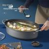 Chu Da Huang Oval Non-stick Steaming Fish Pot