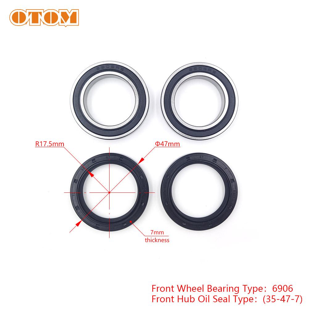 2Pair Motorcycle Front Rear Wheel Hub Bearing Oil Seal Gaskets Kit For KTM EXC SX SXF XC XCW HUSQVARNA FE TC TE Motocross Parts