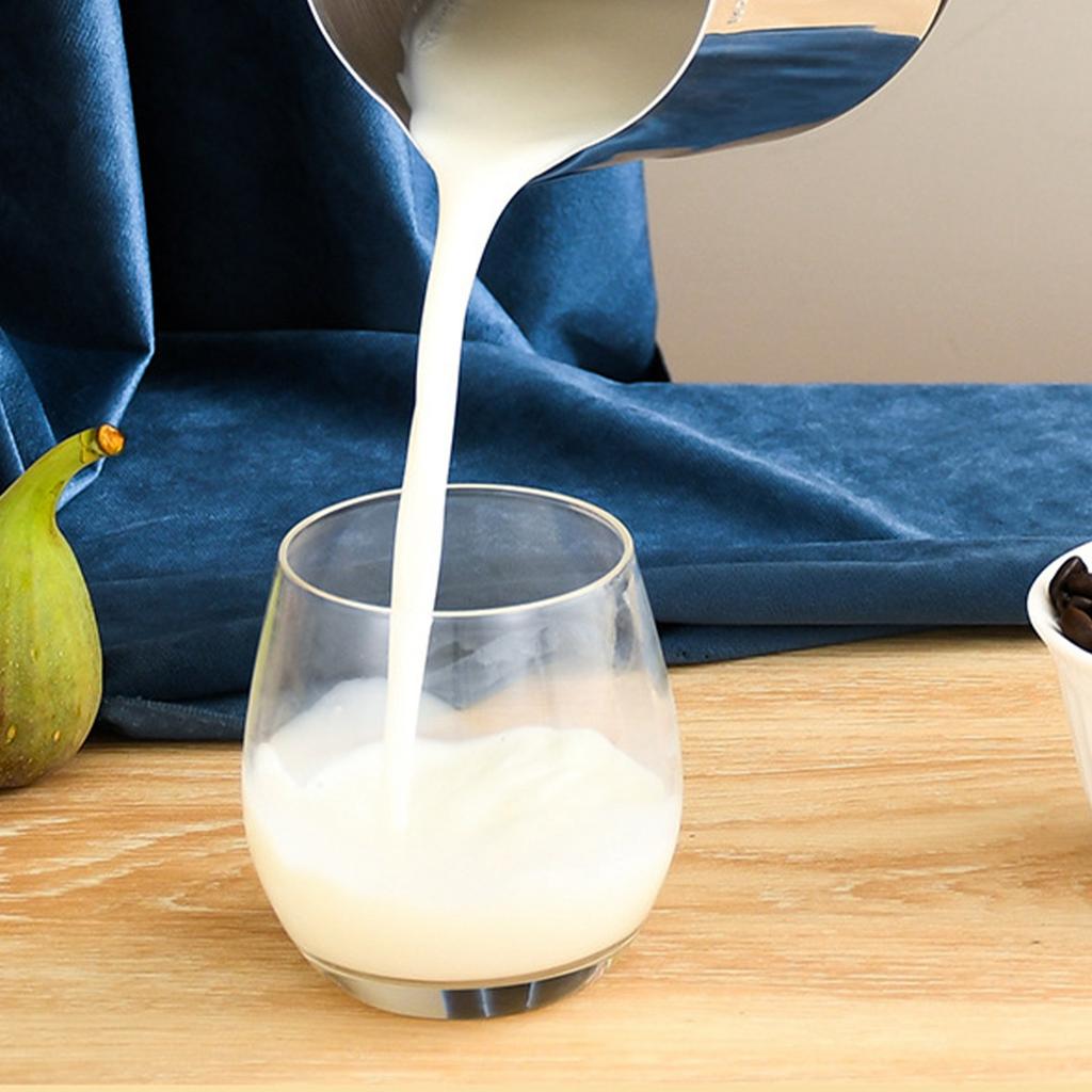 Frothing Cup 350ML Food Grade Stainless Steel Anti Slip Handle Milk Frother Pitcher with Scale