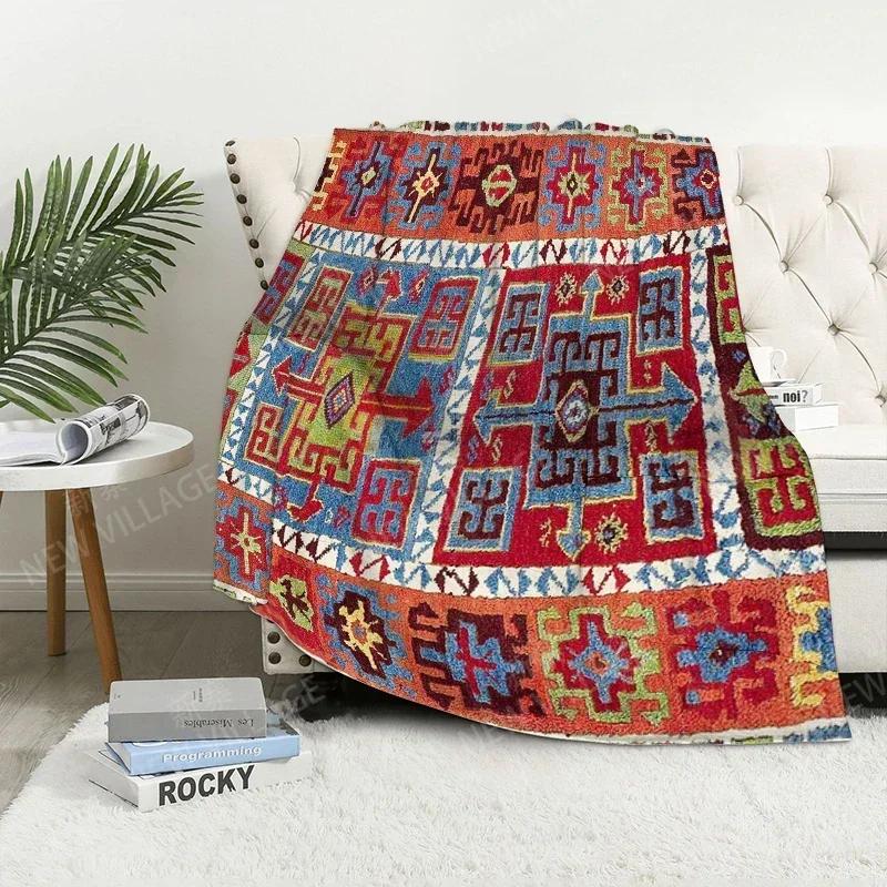 Plaid sofa for Knee blankets warm winter bed cover throw blanket Decor boho warm fleece Nordic Vintage Moroccan Soft and hairy