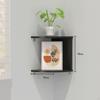 Tiered Corner Shelf No Tools Required Installation Mount Storage spaceSaving Rack for