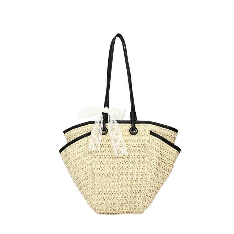 New Straw Bag Woven Bag Fashion Bag Large Capacity Commuter Bag Tote Bag Beach Bag Large Capacity