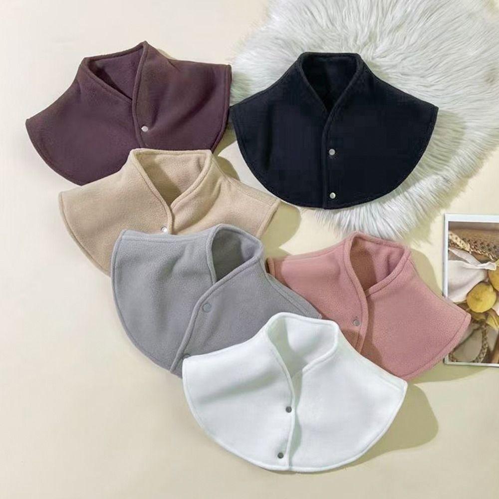 Warm Neck Protection Thick Neck Warmer Wrap Fake Collar  Sleeping Use