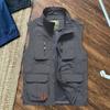 Summer Fishing Vest Multiple Pockets Solid Color Mesh Breathable Quick Dry Vest for Outdoor