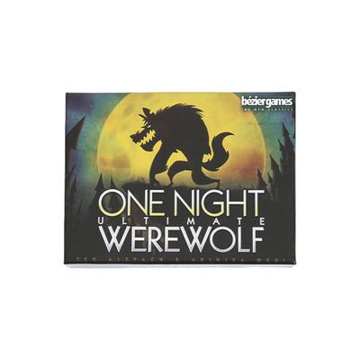One Night Ultimate Werewolf Cards Collection Board Game Alien Super Villains Edition Deck For Party Playing