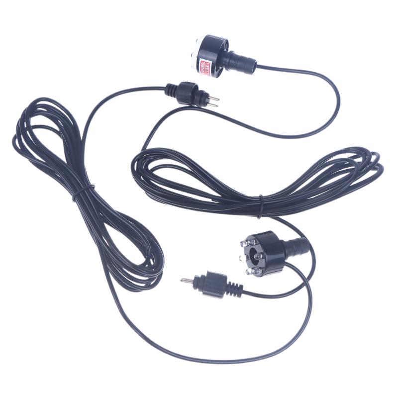 1 Stück Unterwasser 6-LED Lichtring für Springbrunnen Fischteich Wassergarten Netzteil Warmweiß/Weiß Springbrunnenlicht Ornament