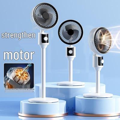 Silent Dual-Use Electric Fan for Home - Table & Floor Model