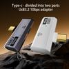 2 In 1 USB Type C Adapter OTG Fast Charging Converter PD 100W Type C To Fast Charging Data Adapter USB3.2 10Gbps Data Transfer