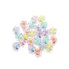 20Pcs/Pack Acrylic Spaced Beads Candy Heart Flower Shape Beads Decoration For DIY Necklace Earrings Jewelry Making Supplies