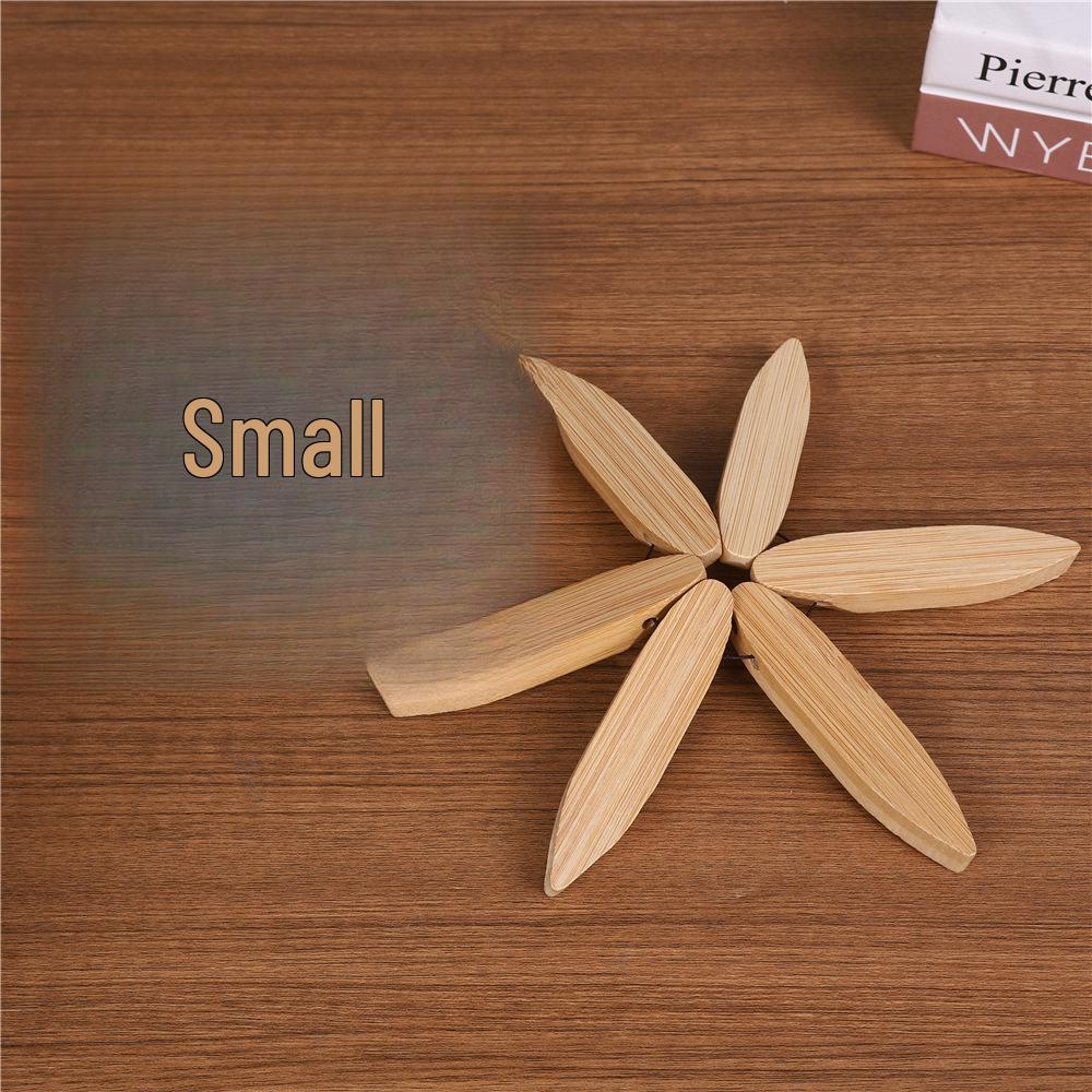 Black Walnut Heat-Resistant Coaster Set - Wooden Table Decoration, Anti-Scalding Insulation Pad.