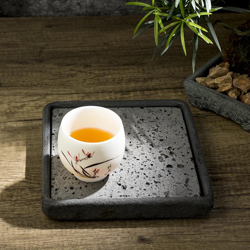 China Tea Cup Drinkware Teaware Tea Bowl Chinese Suet Jade Ceramic Hand Painted Flowers Plant  Water Mug Office Gift 200ml