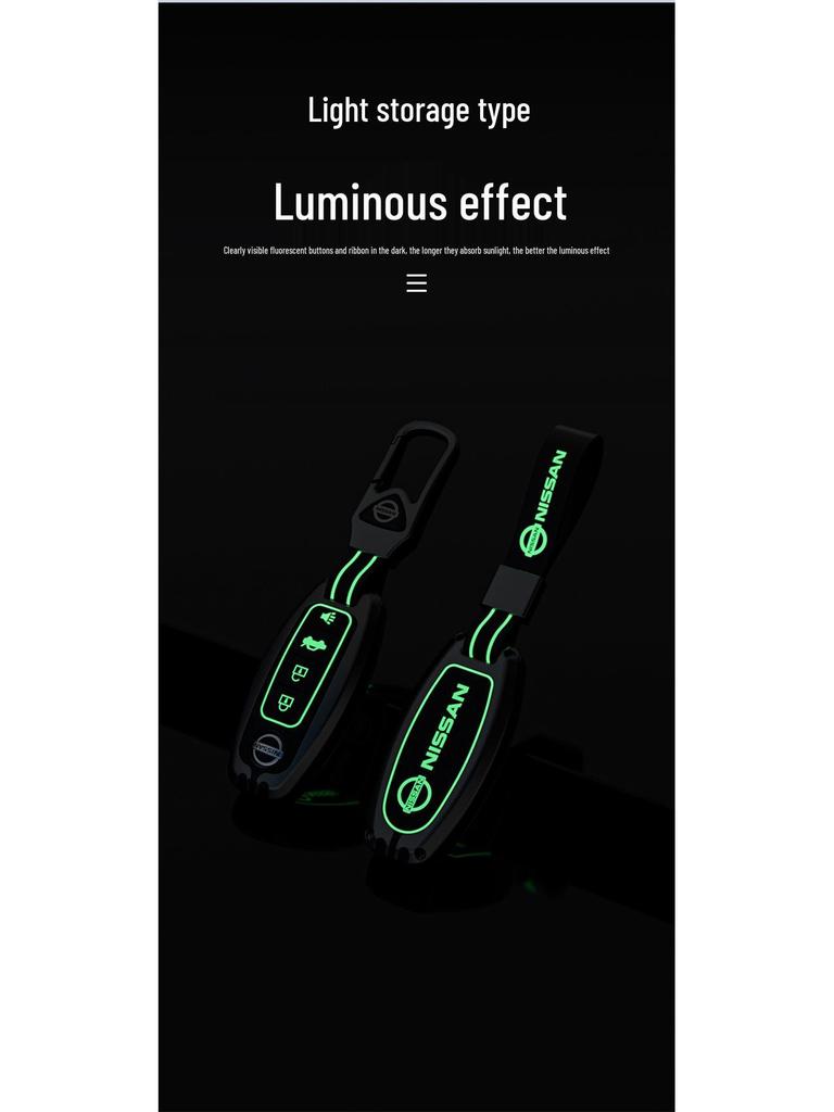 Nissan Key Cover: Fits Sylphy, Teana, X-Trail, Tiida, Terra, Murano, and New Qashqai Models with Buckles