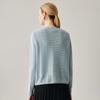 Zhaojun Women's 100% Cashmere Round Neck Cardigan