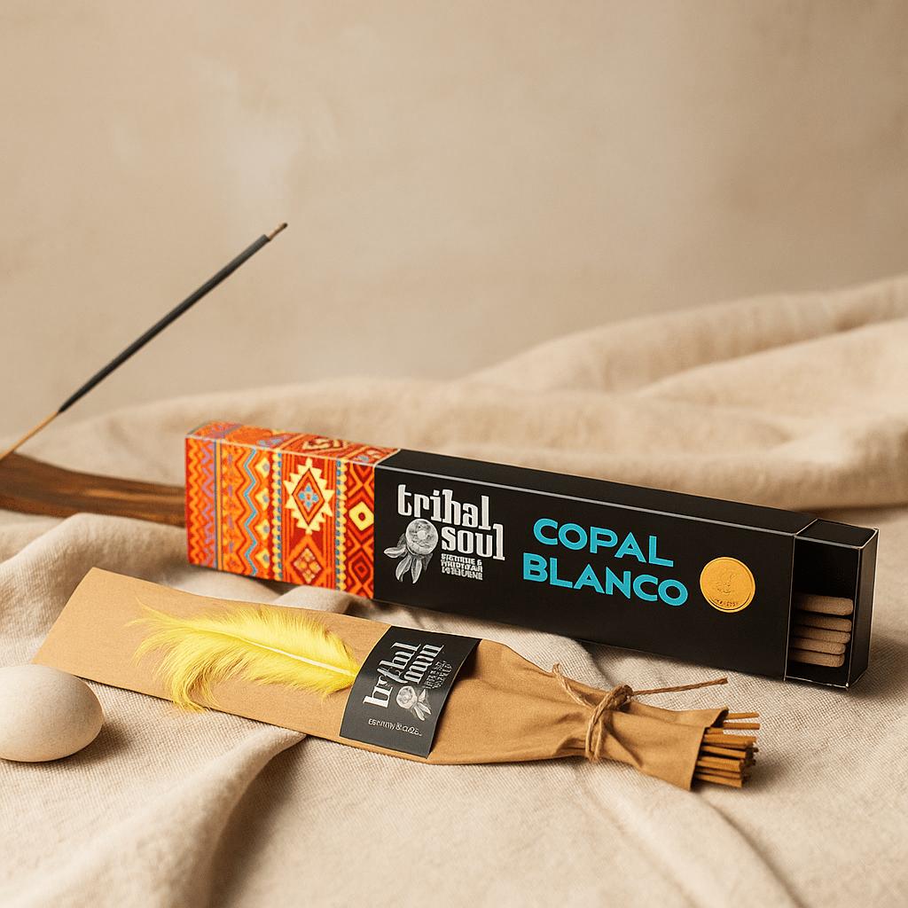 White Copal Incense Sticks by Tribal Soul