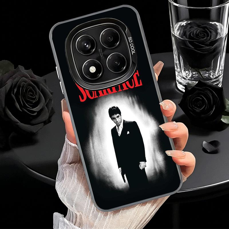 Scarface 1983 Al Pacino Soft Phone Case for Xiaomi Redmi Note 13 14 15 Pro Plus 12S 12 11S 11 11T 10S 10 Shockproof Cover Back S