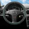 Suede Car Steering Wheel Cover for Mazda 2 3 6 CX5 CX90 CX30 CX60 2015 -     2024 2025 2026 Accessories