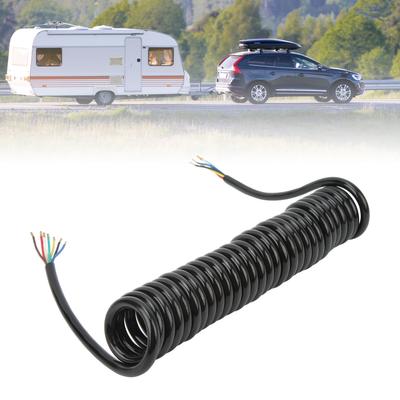 Trailer Extension Cable 12.8ft Trailer Power Cable  Widely Used Polyurethane Copper 7  Colors for RV