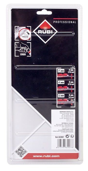 Grattoir pour joint - GENERIQUE - Ergonomique - 2 plaquettes Widia - Résistance à l'abrasion - Blanc