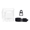 Shockproof Transparent Case Compatible for Mini99 Camera Lightweight Protective Shell with Carrying Strap for Outdoor