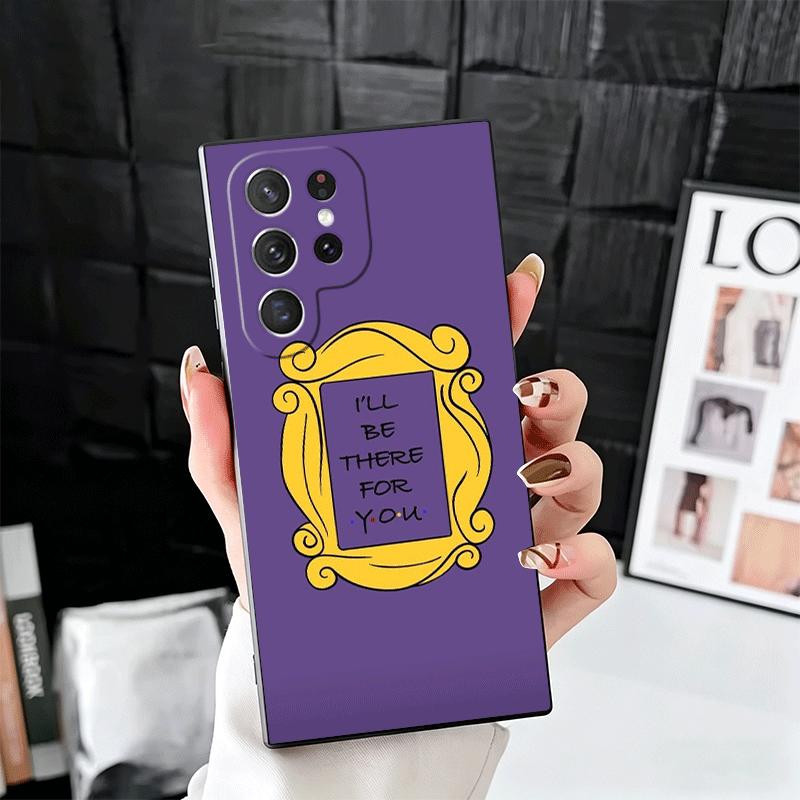 Friends Tv Show Theme Soft Phone Case for Samsung Galaxy S26 S25 Edge S24 Ultra S23 Plus S22 S21 FE S20 Black Cover Back Shell