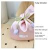 Vest Shape Tulip Wrist Bag Tope Handle Silk Cloth Wedding Beauty Bag Large Capacity New Chinese Goddess Day Gift Bag Party