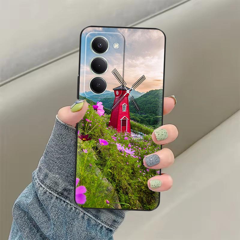 For Redmi 15 Case 2025 Cute Flowers Coque Soft Liquid Silicone Back Cover For Redmi 15 Phone Cases Redmi15 5G 4G Fundas Shells