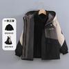 Boys Big Kids Two In One Detachable Waterproof Thick Outdoor Windbreaker Jacket