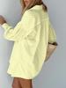 Summer Women's Jacquard Puff Sleeve Cardigan & Shorts Two-Piece Set - 2025
