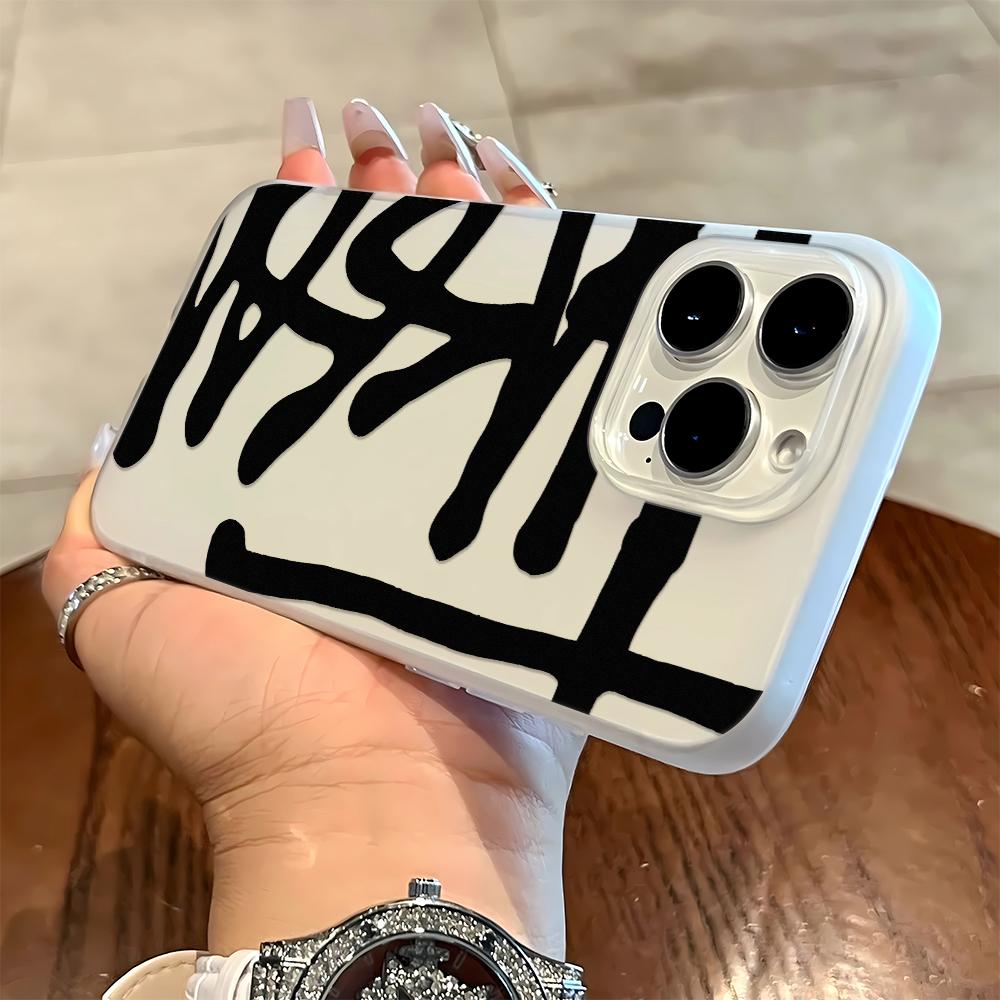 

English Character Patterns Phone Case For IPhone 17 16 15 14 Pro 13 12 11 Max Plus 7 8 Plus 2020 Shockproof Soft Silicone Cover iphone 11 Pro