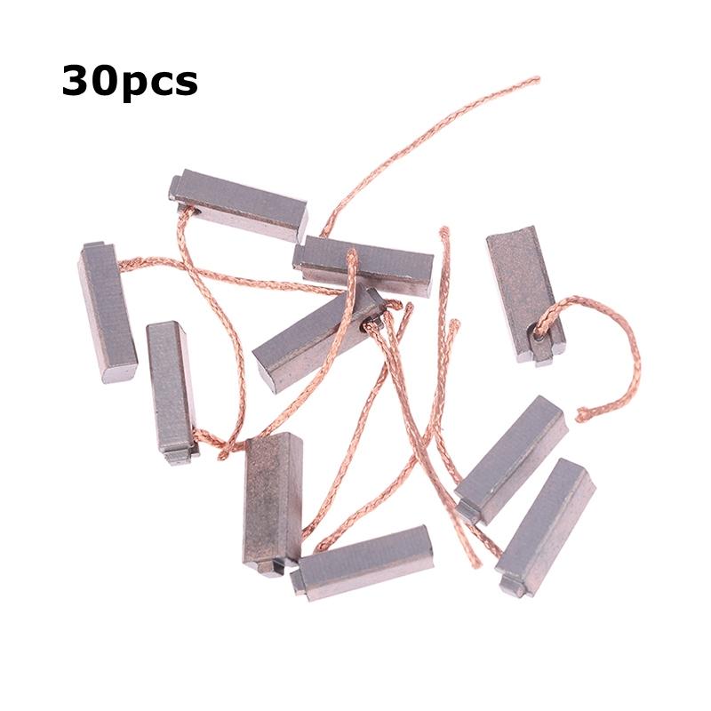 10/30/50Pcs 5*7*19mm Copper Electric Generator Carbon Brushes Car Alternator Power Tools Car Regulator Low Copper Wholesale