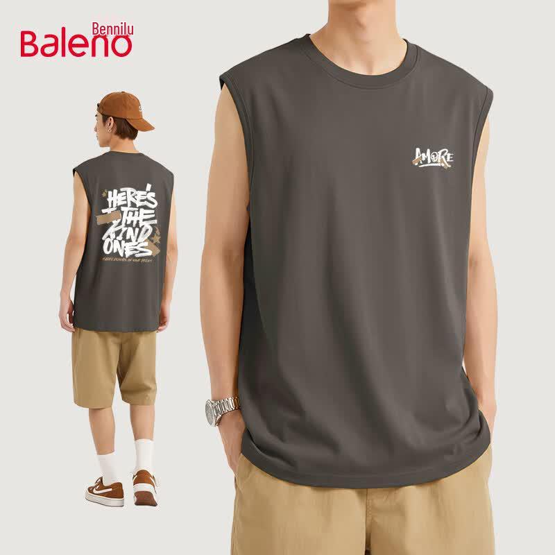 Baleno Men s Heavyweight Graffiti Print Tank Top 4XL