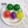 Bead Filled Fruit Squeeze Toy Stress Relief Strawberry Grape Watermelon Pineapple Pinch Sensory Fidget Toy Kids Adults Soft TPR Calming Stress Ball