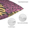 Zebra Leopard Pattern Pillow Case Soft Pillow Cover Vintage Pillowcases For Living Room Chair