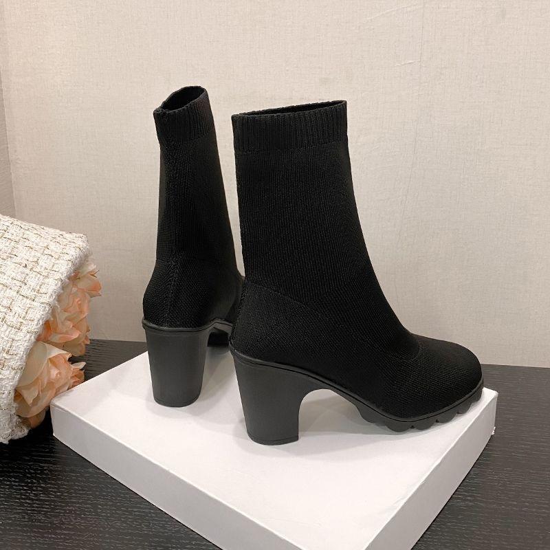 Socks and boots new sweet cool girl wind butterfly wind Martin socks boots can be salt and sweet dating retro advanced