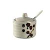 Retro Ceramic Seasoning Jars Salt and Pepper Shakers Kitchen Spice Tools Spice Organizer Jars Seasoning Box Kitchen Accessories