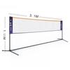 Cadre Pliable Réglable en Hauteur Filet d'Entraînement de Sport de Jardin de Plage Portable Cadre Pliable Réglable en Hauteur Ensemble de Filet de Badminton Équipement