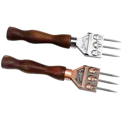 Three-Prong Skull Ice Pick Stainless Steel Ice Chisel Crushed Ice Barware Bartender Tools Bar Accessories