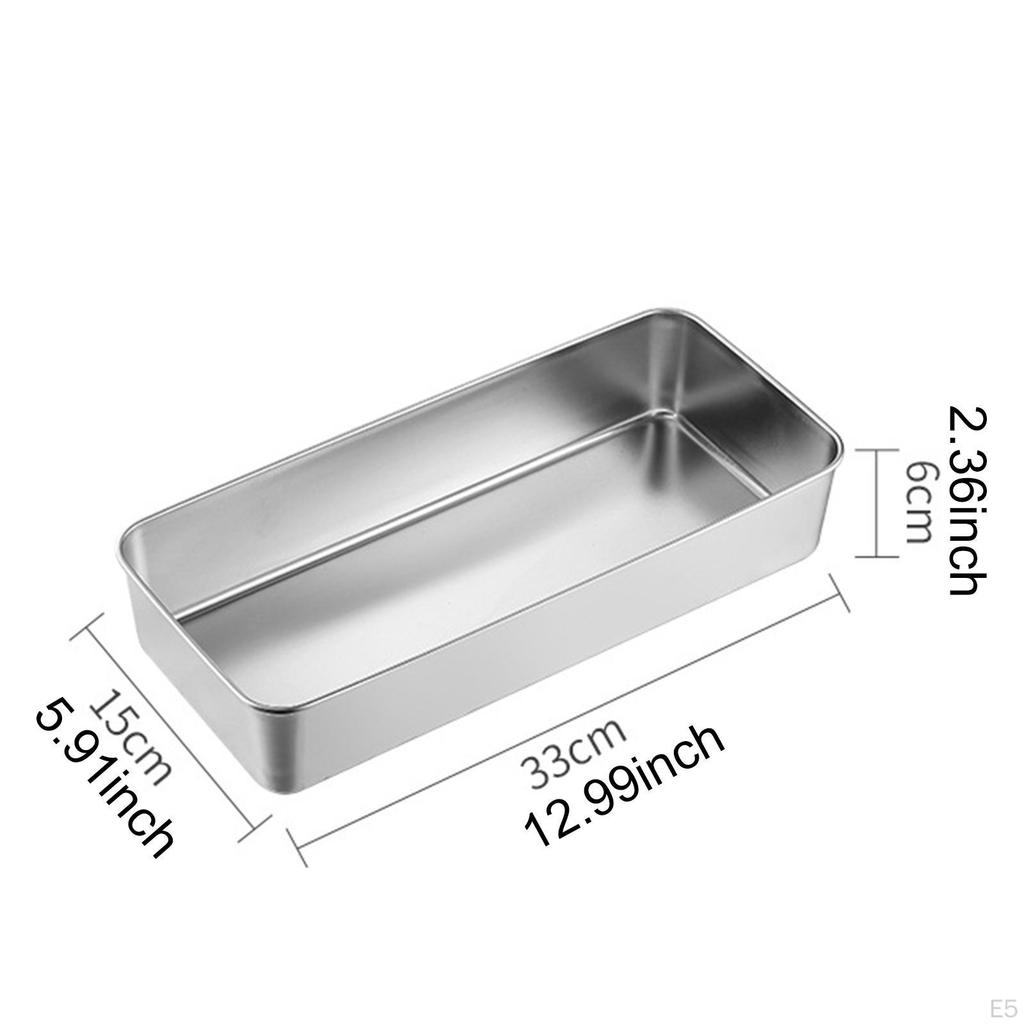 Lasagneform Backform Tiefe Seite Schwerlast Dicke Schale Rechteckig für Plätzchenblech