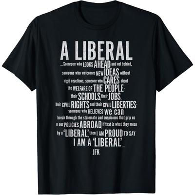 Liberal Politics for American Election by JFK, Kennedy T-Shirt