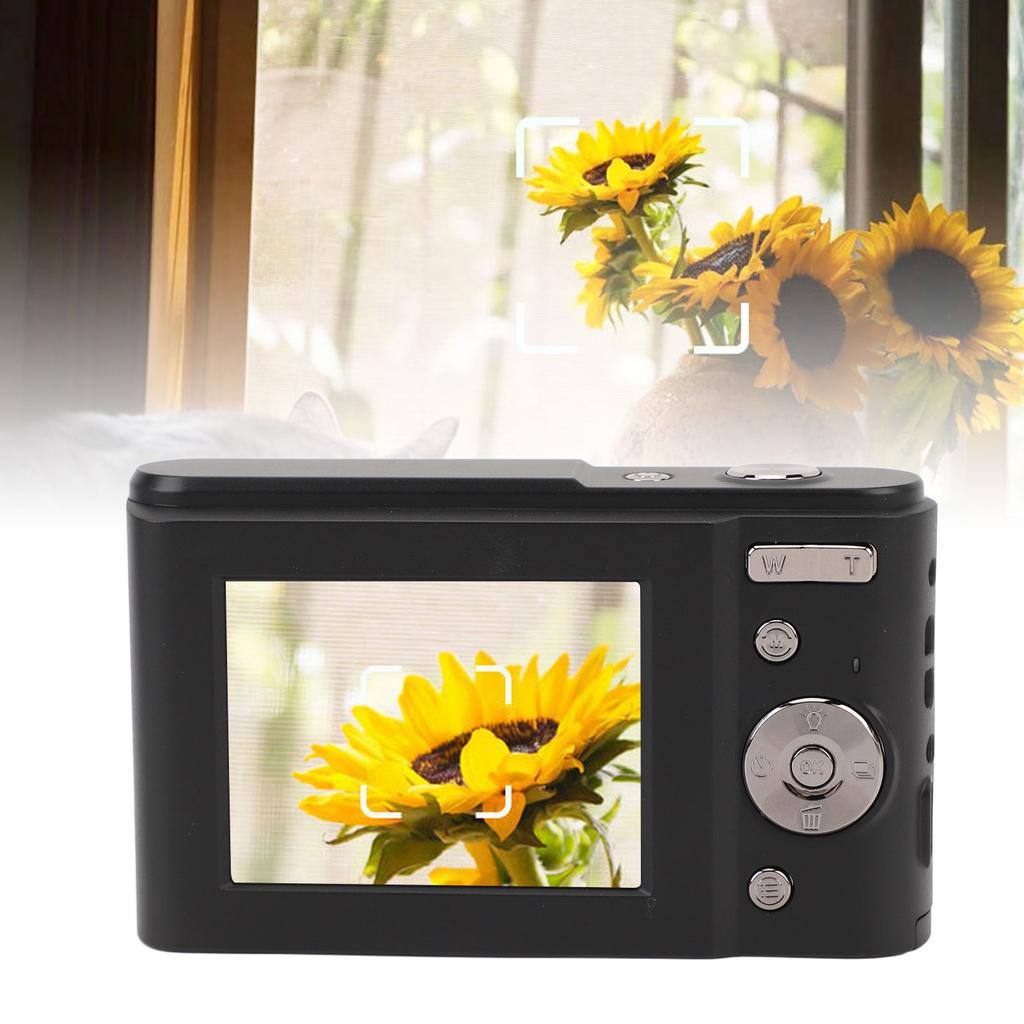 Digital Camera 1080P 48MP Autofocus 16x Digital Zoom 2.4 Inch Screen Rechargble Compact Camera for Adult Beginner