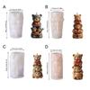 Stackable Bear Silicone Mould For Household Candle Soap Plasters Craft Family Projects Reusable