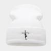 Embroidered Beanies Hats Cotton Knitted Hats Winter New Ear Protection Hat
