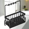 Multifunctional Sponge Holder with Self-draining Tray Sink Storage Countertop Organization Kitchen Sink Caddy Space Saver