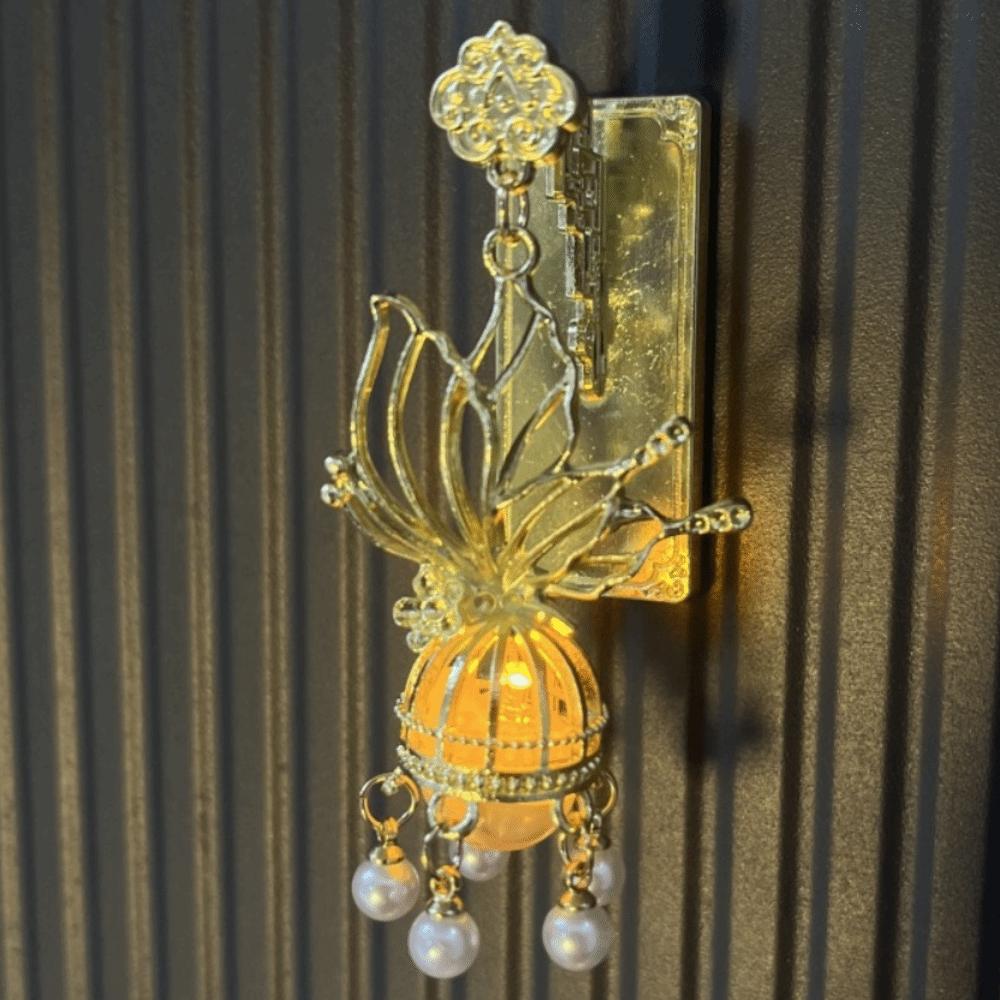 Retro Chinese Architecture Fridge Magnet Openwork Design Locker Cabinet Decoration Magnets  Friend