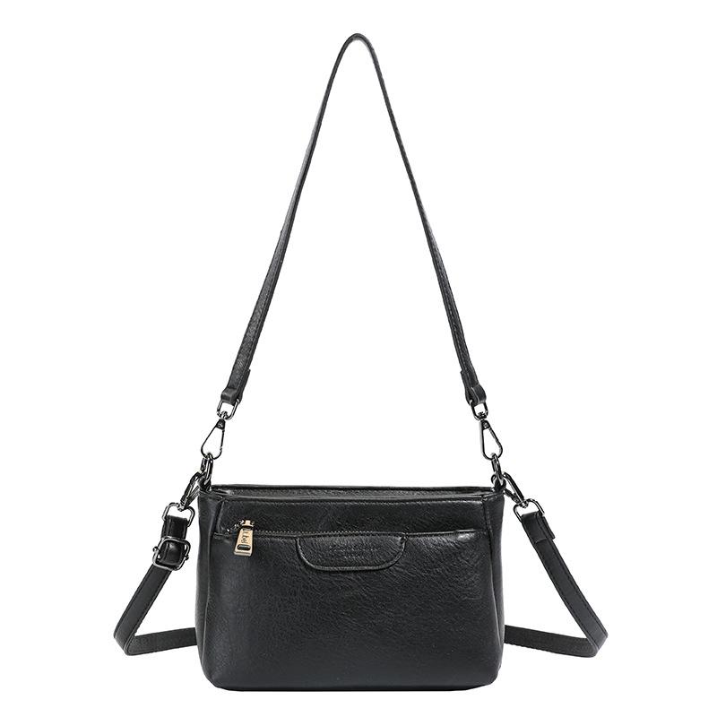 

Retro fashion underarm bag women s 2025 winter new trend small square bag versatile shoulder bag commuter messenger bag чорний