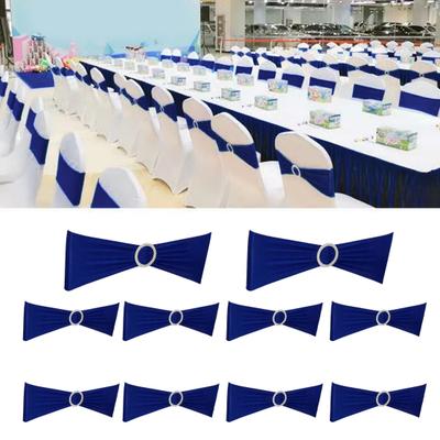 10Pcs Chair Back Flower Elastic Wrinkle-Resistant Chair Cover No-tie Chair Back Sleeve Hotels Weddings Decor